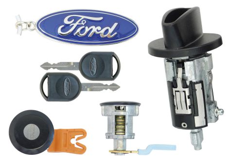 Ford ranger 2001-'11 p/u ignition lock &amp; (black) door lock cylinders w/ 2 keys