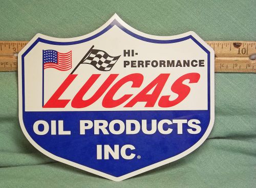 Racing lucas oil red white &amp; blue logo 6&#034; x 5&#034; decal sticker new