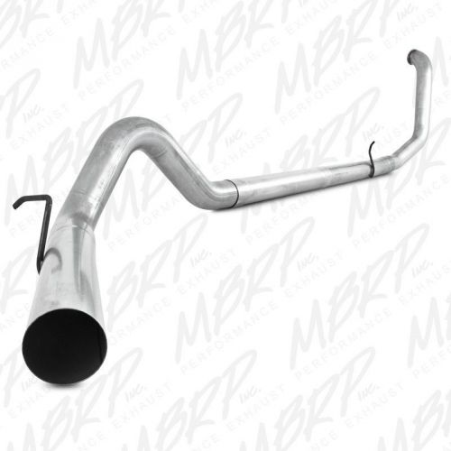 Mbrp turbo-back 4&#034; exhaust 99-03 ford f-250 f-350 powerstroke 7.3l straight pipe