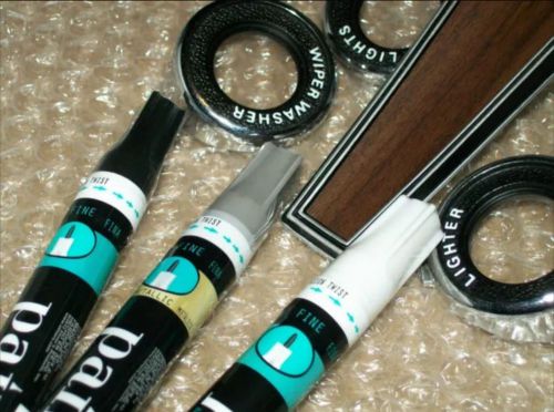 3 piece trim paint marker kit, uses... gauge clusters, console, dash emblems fp