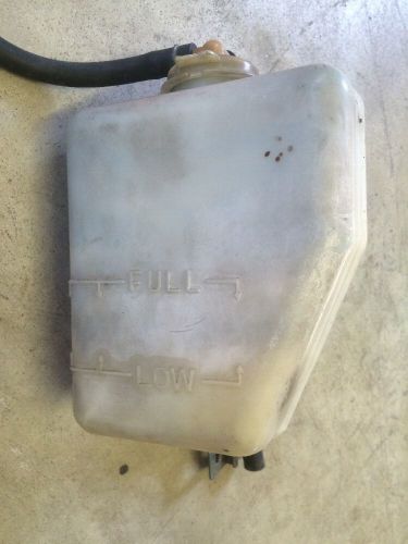 1986 chrysler conquest radiator coolant overflow bottle with bracket and hoses