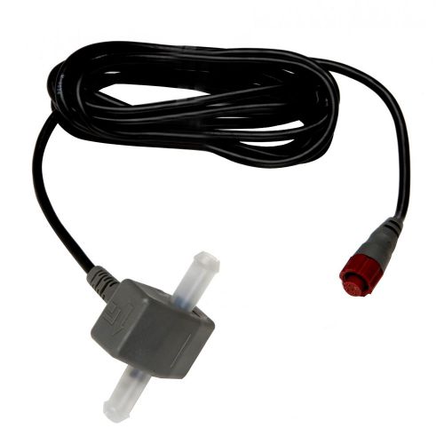 Lowrance fuel flow sensor w/10' cable &amp; t-connector -000-11517-001