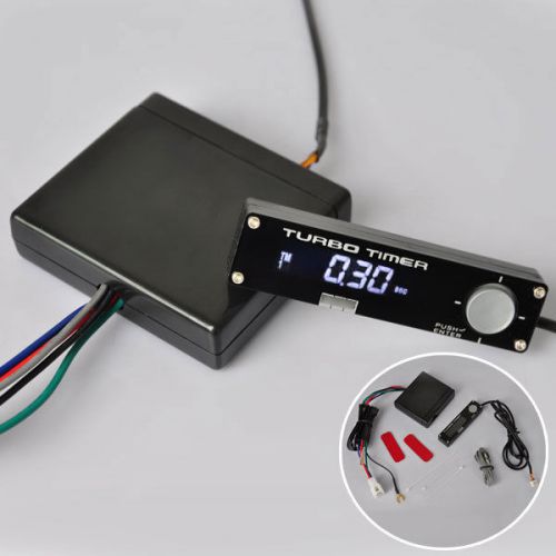 Brand white led digital display auto turbo timer relay controller universal kit
