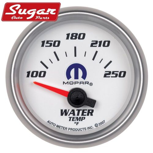 Auto meter 880030 mopar; electric water temperature gauge
