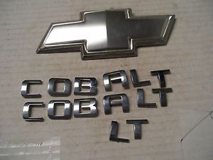 Chevy cobalt chrome lettet trunk bowtie ornament emblem