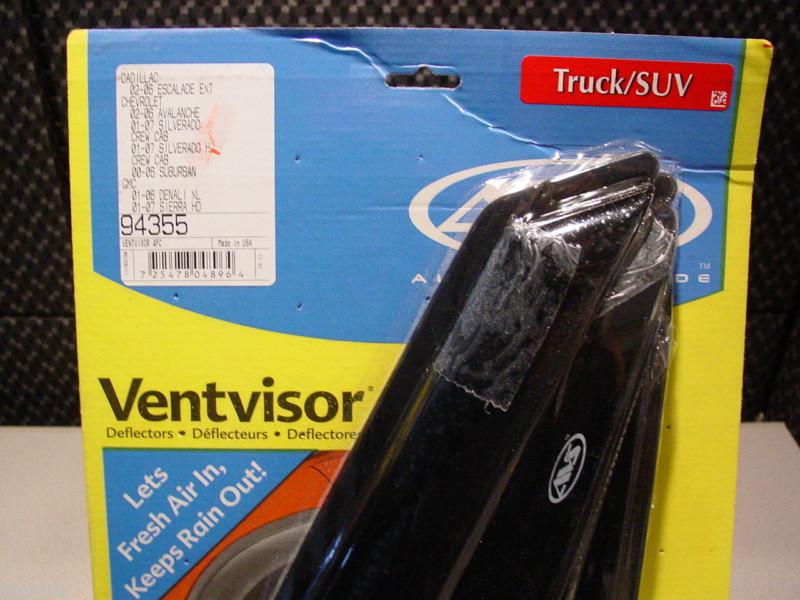 Auto ventshade (avs) 94355 side window vent escalade ext silverado denali sierra