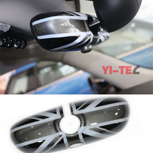 For mini cooper f55 f56 interior rearview mirror cover grey jack countryman