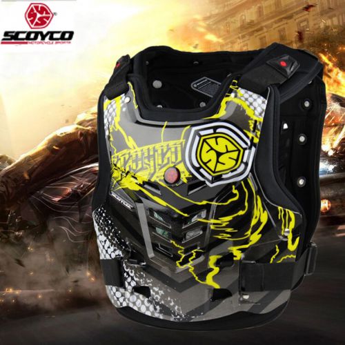 Scoyco motorcycle scooter motocross off road body chest vest guard protector s l
