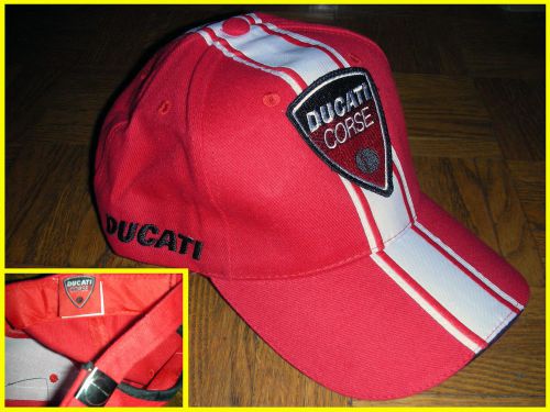 Ducati corse red cap (cappellino rosso moto gp rossi kappe chapeau καπέλο шляпа)