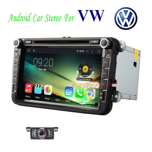 8" 2din bt gps navi car stereo dvd player for vw jetta golf passat touran skoda