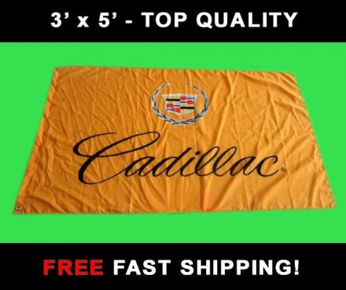 Cadillac racing flag - new 3&#039; x 5&#039; banner - escalade ct6 xt5 cts ats - free ship