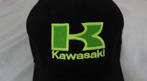 Kawasaki  baseball cap hat embroidery logo (black)