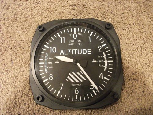 Trintec quartz  altitude wall clock aviator airplane aviatrix new battery