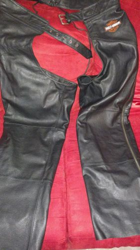 2x harley davidson motorcycle riding chaps