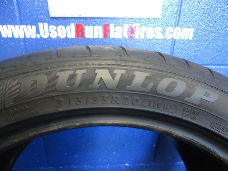 Sell 275/40R20 Used Dunlop Run Flat Tire 45 Sku 686 in Los Angeles