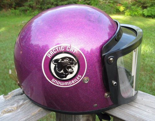 Vintage arctic cat full face snowmobile helmet xl  ?