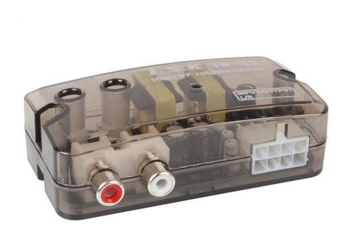 New rca high to low frequency level speaker converter for car vehicle auto