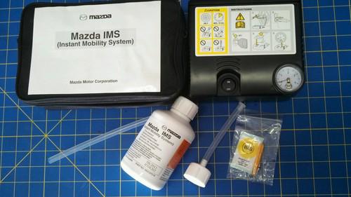Mazda ims - instant mobility system air compressor spare tire kit free shipping!