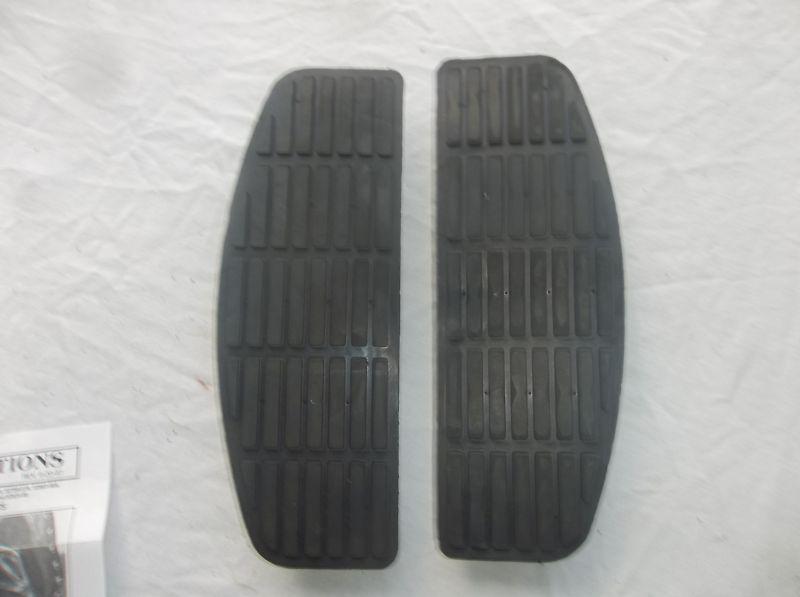 Harley floor boards footboards floorboards  rubberl pads inserts hd