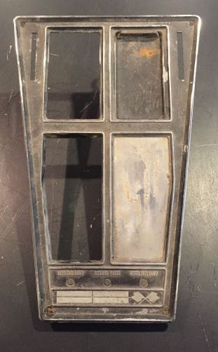 1969 corvette original center console shifter plate assembly 4 speed 3956071