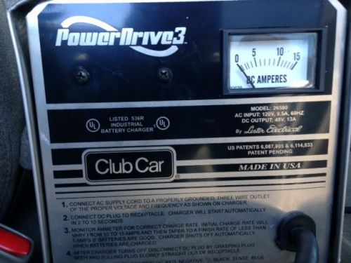 Clubcar battery charger 48 volt precedent ds golf cart