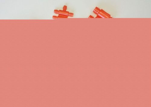 Hotwires split loom colored t and straight connectors orange for auto &amp; rod