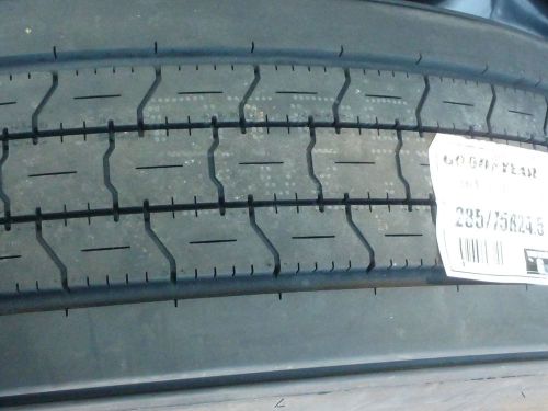 (1) 285/75-24.5 goodyear g316 lht fuel max truck tire