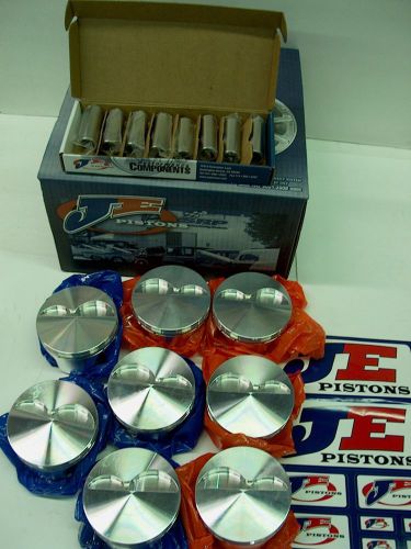 Je pistons 258030 fsr tour series chevy pistons 4.040 bore 359 3.5 stroke 6" rod
