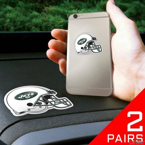 Fanmats - 2 pairs of nfl new york jets dashboard phone grips 13116