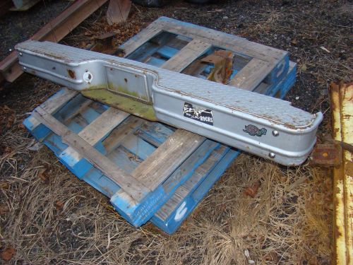 Rear bumper off 1983 chevy truck