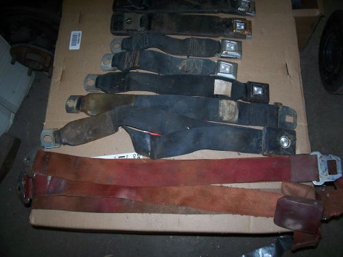 1966 ford galaxy 500 misc seat belt lot