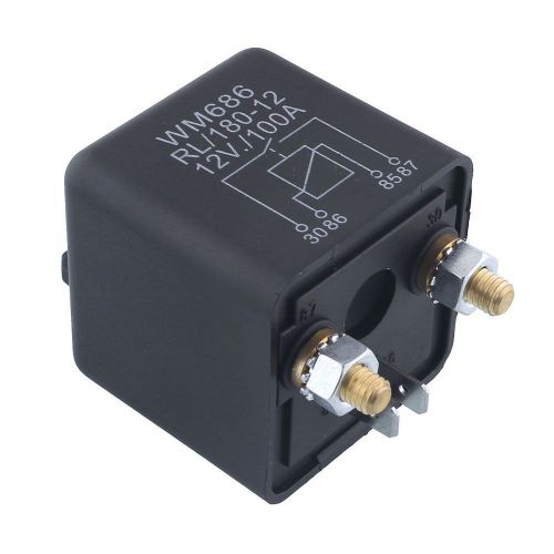 Car auto 12v 100a relay 4 pin rl180 heavy duty install split chargeover