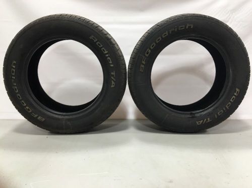 Two bf goodrich radial t/a tires p205/60 r16