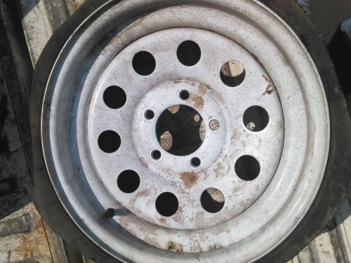 Spare trailer wheel 14" lawn trailer dump call me car trailer
