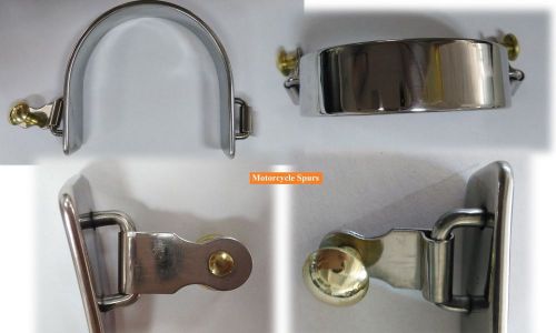 Western spurs stainless steel solid brass buttons no shank