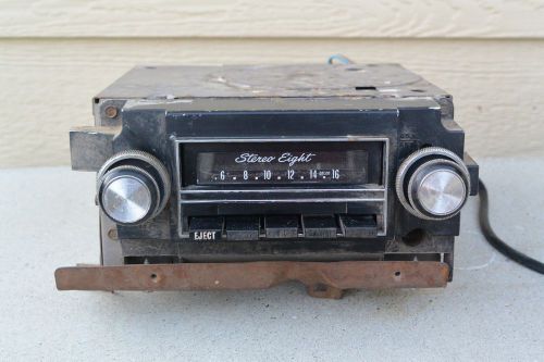 Vintage gm delco radio am  8 track 1971-72 pontiac bonneville catalina only