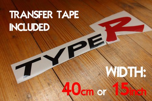 Kanjo typer decal black jdm sticker honda kanjozoku civic crx ef eg ek9 ep3 fn2