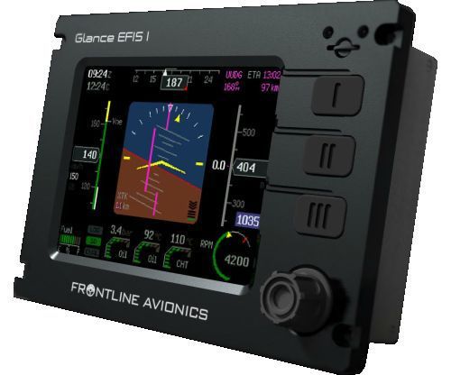Glance efis i - reliable avionics. glass cockpit solution (fms, ems, navigation)