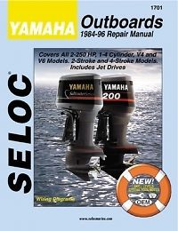 Service manual for yamaha 2 &amp; 4 stroke outboard  motors 1984-1996 2 - 250 hp
