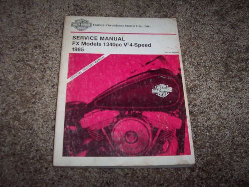1985 harley davidson fx models 1340cc v2 4 speed shop service repair manual