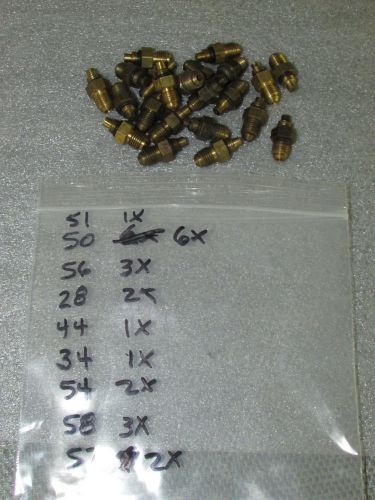 21 pcs enderle nozzles /jets fuel injection drag racing dragster group 2