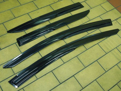 Door window visor wind deflector rain guard suit to 2010-2017 honda insight