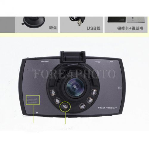 1080p g30 car vehicle traveling data recorder night vision rear view dvr camera