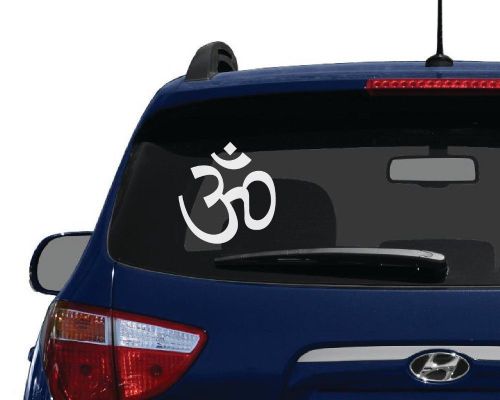 Om yoga vinyl car sticker
