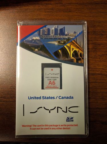 A6 new 2015 map update ford focus fusion escape edge explorer navigation sd card