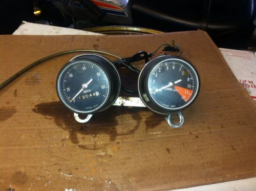1970 honda cl350 speedometer and tachometer cluster with wires