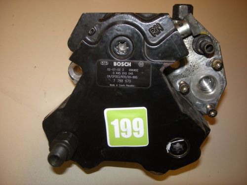 7788670 bmw e-46 2.0 d fuel high pressure pump