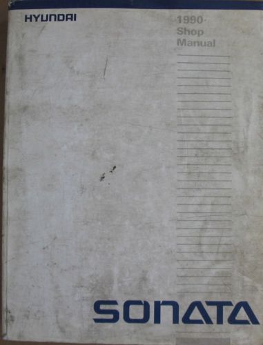 1990 hyundai sonata service manual