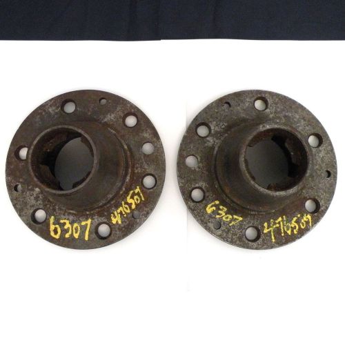 Nos 36 37 38 chevrolet passenger (master deluxe) front wheel hubs gm pair 476507