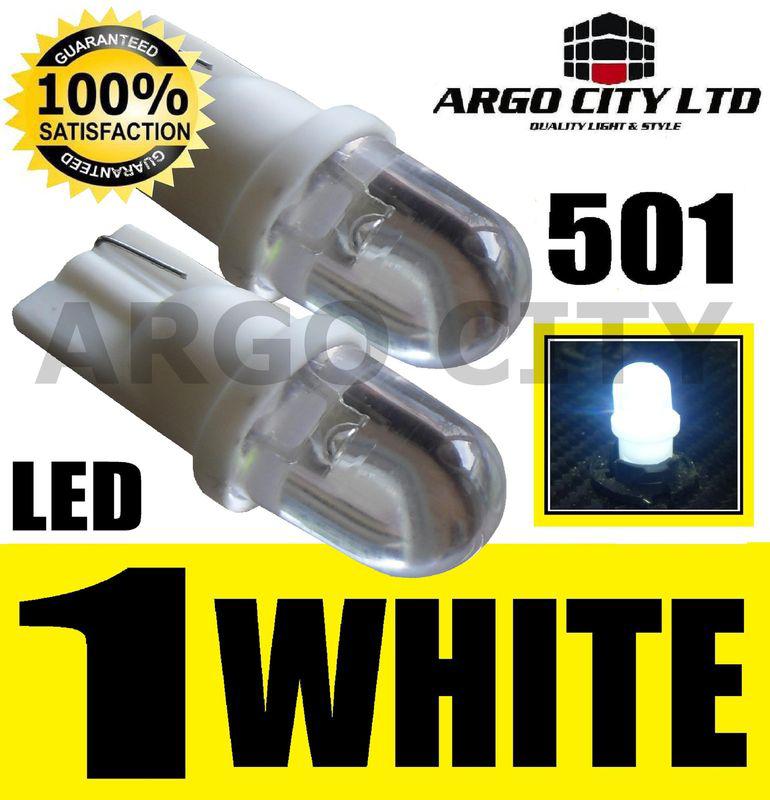 1 led xenon white 501 t10 w5w sidelight bulbs land rover range vogue